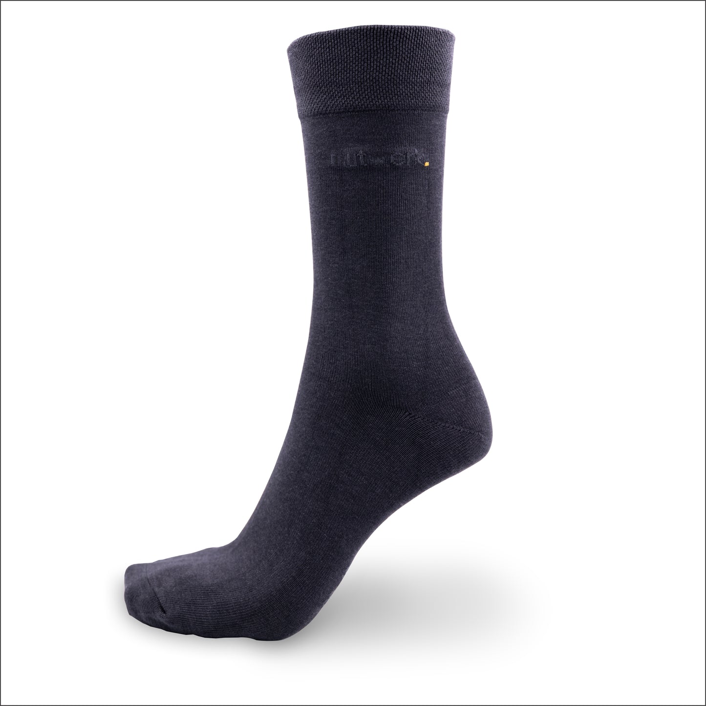 Businesssocken aus Bambus in anthrazit von grashalm